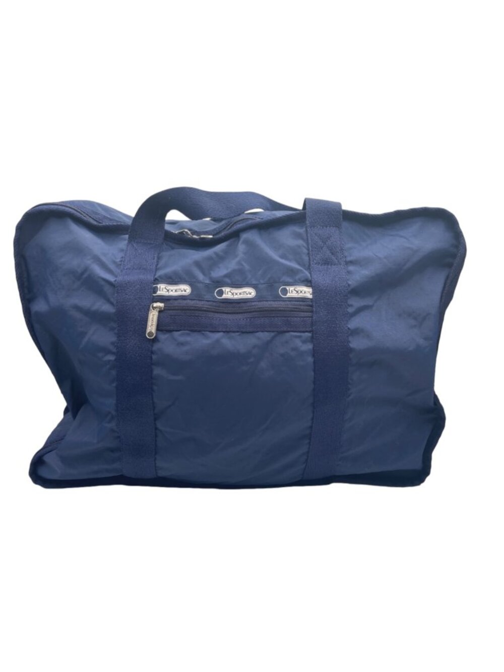 LeSportsac Large Weekender Duffle Bag Navy Blue Lightweight Shoulder Strap